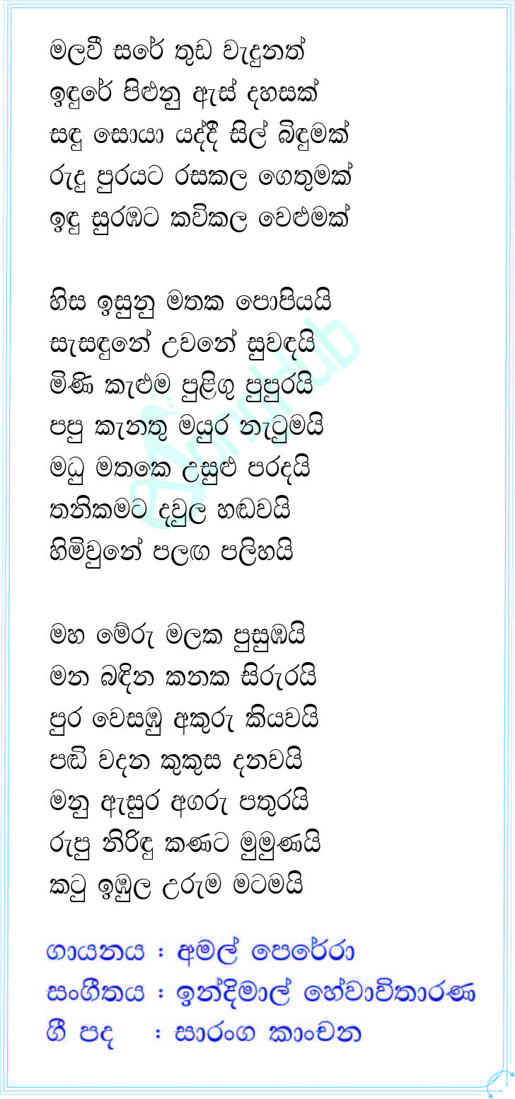 Malavi Sare Lyrics